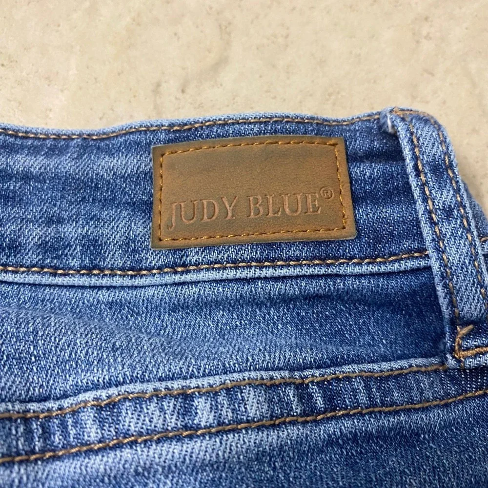 Judy Blue Los Angeles Womens Boyfriend Fit Blue Wash Denim‎ Jeans Size 5 27